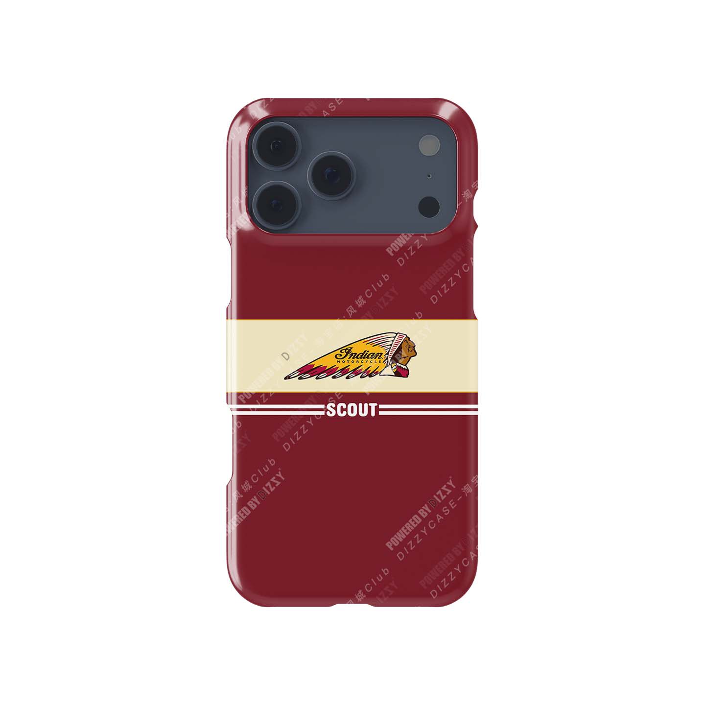 DIZZY印第安机车摩托车手机壳