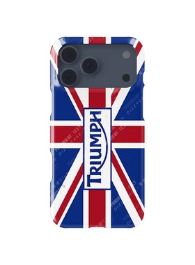 DIZZY复古机车品牌英国凯旋摩托车文化周边英伦复古车迷手机壳适用苹果17AIR三星