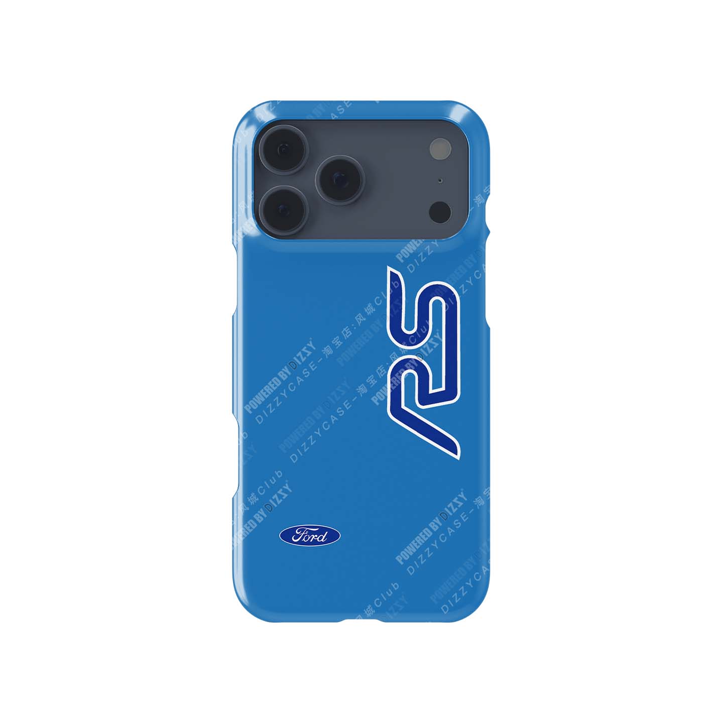 福特rs改装经典蓝色手机壳