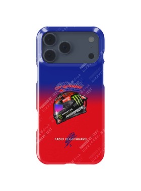 DIZZY MotoGP车队雅马哈厂队 法比奥夸塔拉罗头盔车迷定制手机壳