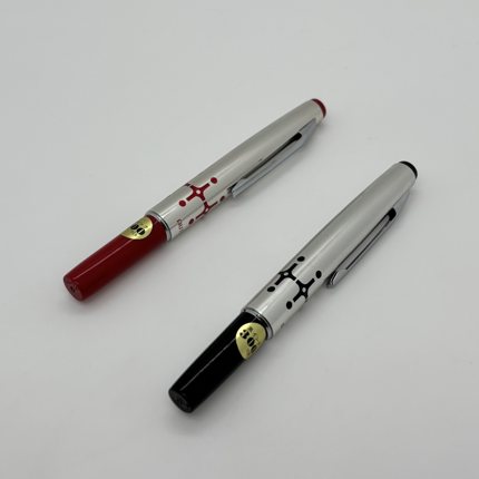 绝版老款70年代日本AUTO轻便塑料铝合金笔帽9.8cm迷你口袋圆珠笔