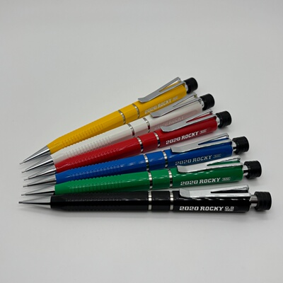 绝版老款PILOT百乐2020ROCKY系列按动+摇动出芯自动铅笔6色套装