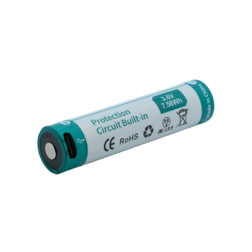 Keeppower16650C口充电电池3.6V2100mAh手电筒电池智能设备锂电池