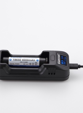 Keeppower L1 LCD锂离子智能单槽充电器26650/18650/18500/18350