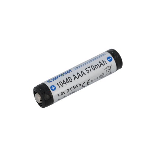 Keeppower新品10440 570mAh 3.7v手电筒电池P1044C  锂电池