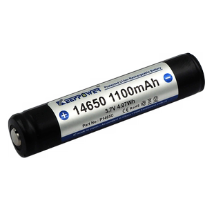 Keeppower 14650 1100mAh 3.7v手电筒电池 数码设备 可充电锂电池