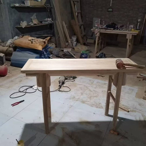 端景台玄关台榆木新中式实木条案