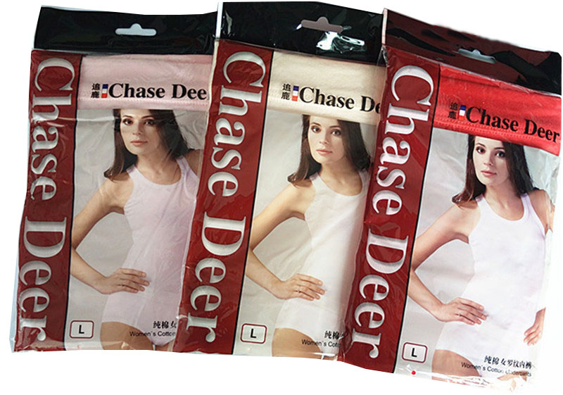 女士纯棉中老年罗纹大码三角裤