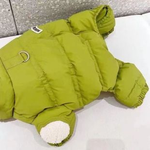 狗狗衣服秋冬季保暖雪纳瑞法斗比熊泰迪博美中小型犬猫棉服公主风