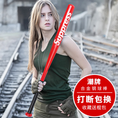 超硬加厚合金钢棒球棍车载防身棒球棒武器家庭防卫用品棒球杆