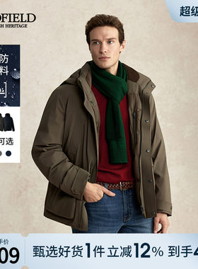 防水防油防污90%鹅绒羽绒服