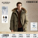 派克大衣中长款 SCOFIELD男装 工装 新款 连帽鸭绒羽绒服 25年冬季