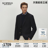 棉羊毛商务通勤高级感西装 新款 外套经质西服 25年秋季 SCOFIELD男装