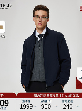 SCOFIELD24秋季新款简约高端哈林顿立领商务轻休闲软壳夹克外套男