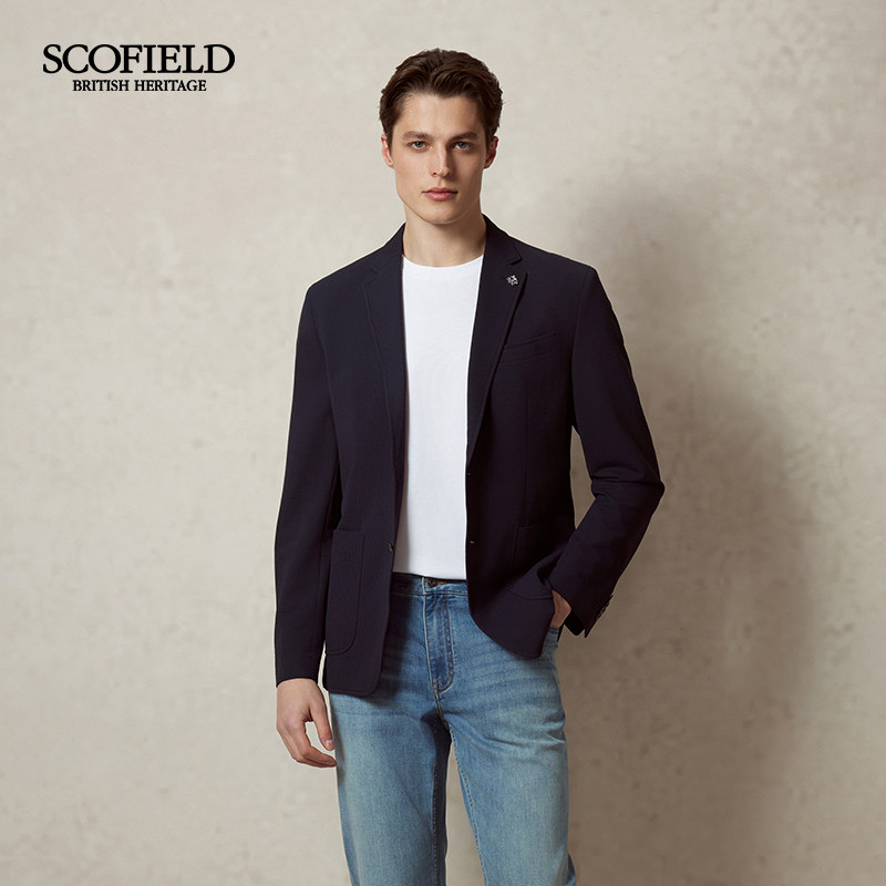 SCOFIELD可打包廓形西装外套图片
