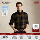25年秋季 新款 商务通勤休闲格子全棉舒适长袖 SCOFIELD男士 格纹衬衫