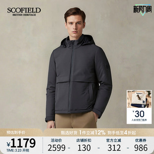 通勤休闲短款 轻薄时尚 夹克棉服厚外套潮男 新品 SCOFIELD男装
