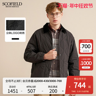 时尚 休闲潮流舒适纯色百搭短款 男冬季 SCOFIELD新款 棉服外套