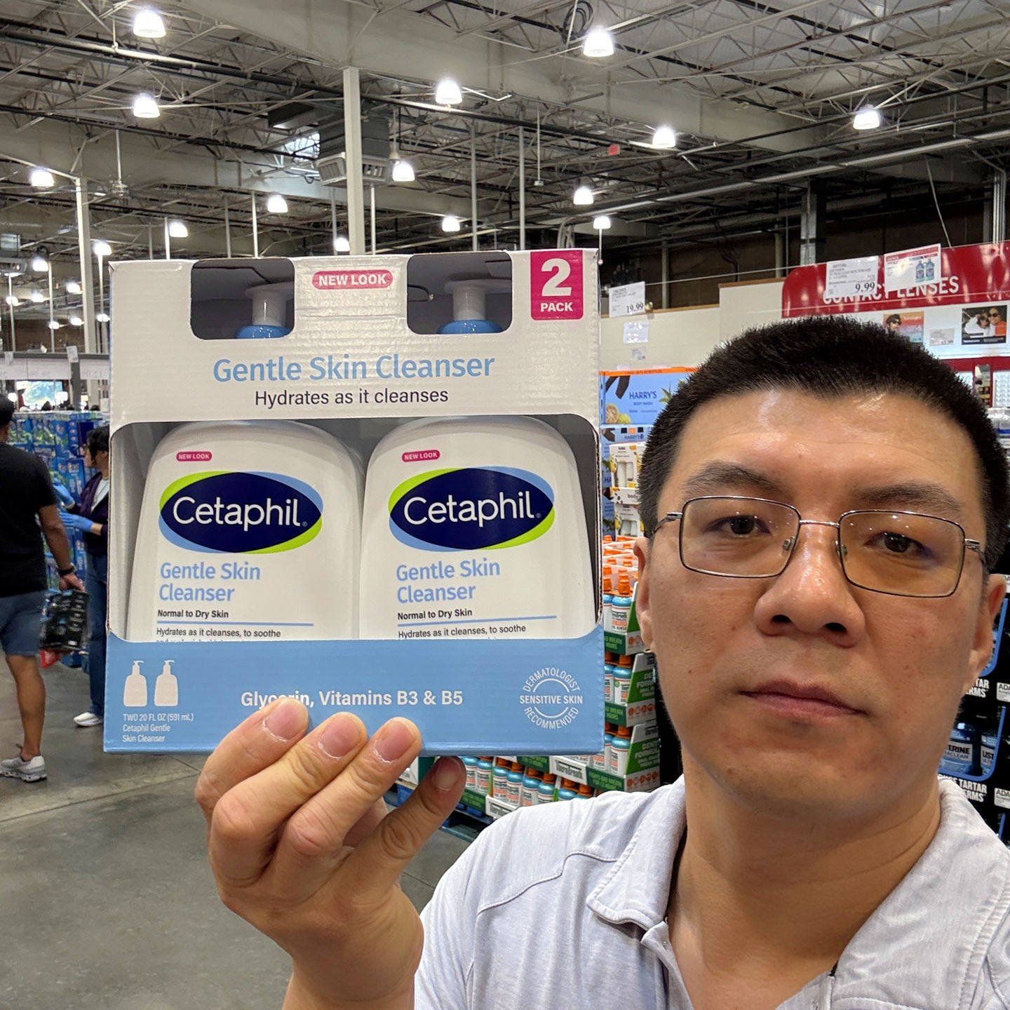 cetaphil清洁肌肤洗面奶沐浴露