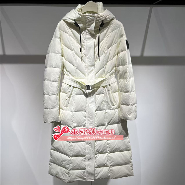 A1ACE4431 女装2024冬专柜正品长款连帽羽绒服A1ACE4431M3