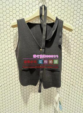 A1EFE2171女2024夏醋酸线马甲A1EFE217189/A1EFE217156