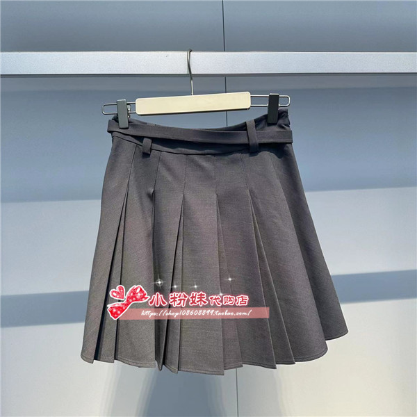 A1GEE2318女装2024夏气质百褶短裙A1GEE231886