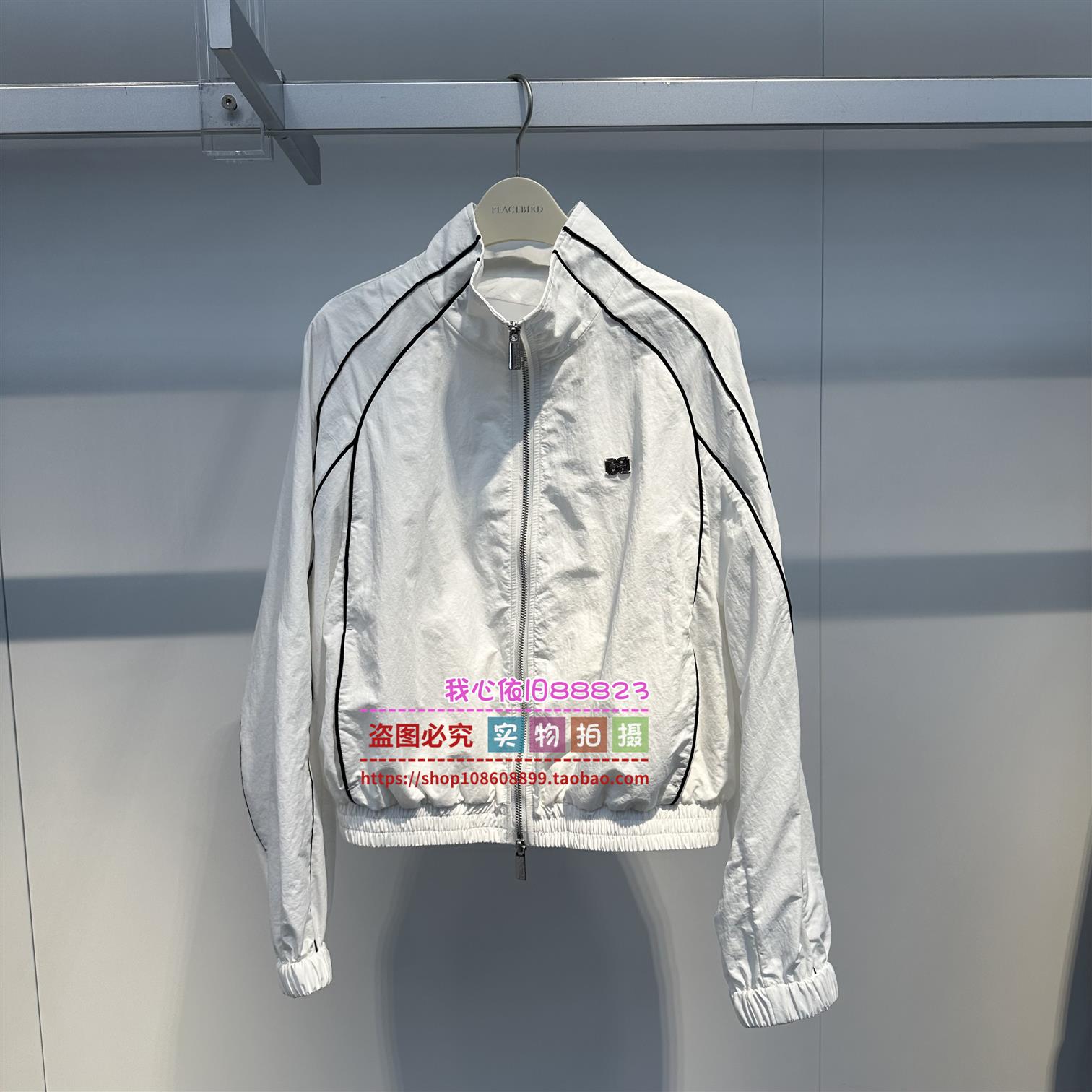 A3BBE2139女装2024夏嵌条外套A3BBE213981