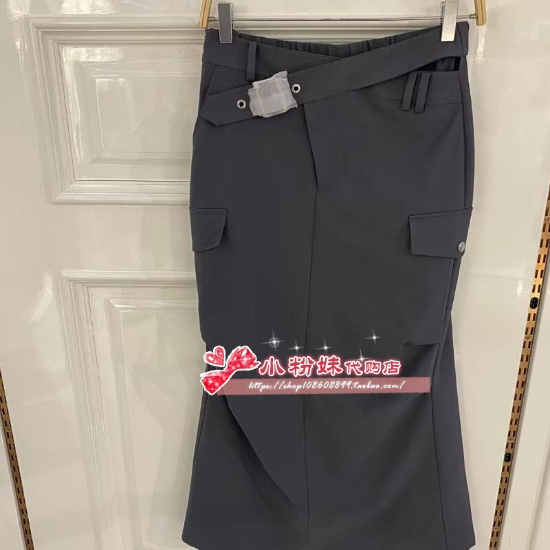 A3GFF2124 女装2025夏新款专柜正品工装风长裙A3GFF2124L8-499