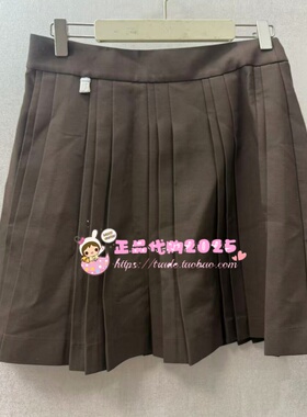 A1GED3202太平鸟女装2023秋通勤百褶短裙A1GED320289-499