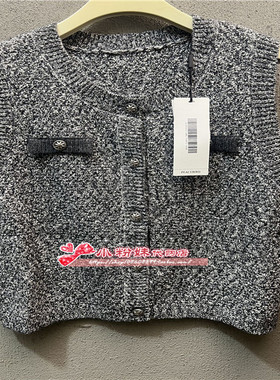 A1EFE414M女装2024冬花纱背心A1EFE414ML7