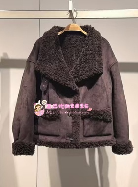 A1ADF4722 女装2025冬专柜正品新款羊毛外套A1ADF4722H6-2999