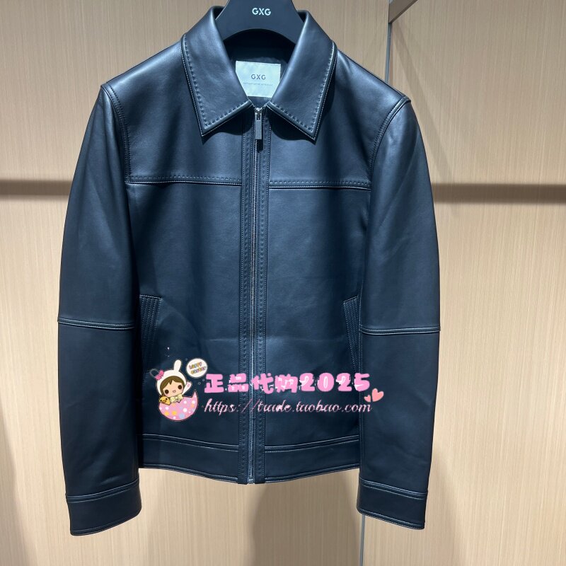 翻领皮衣G26X124011000-3699