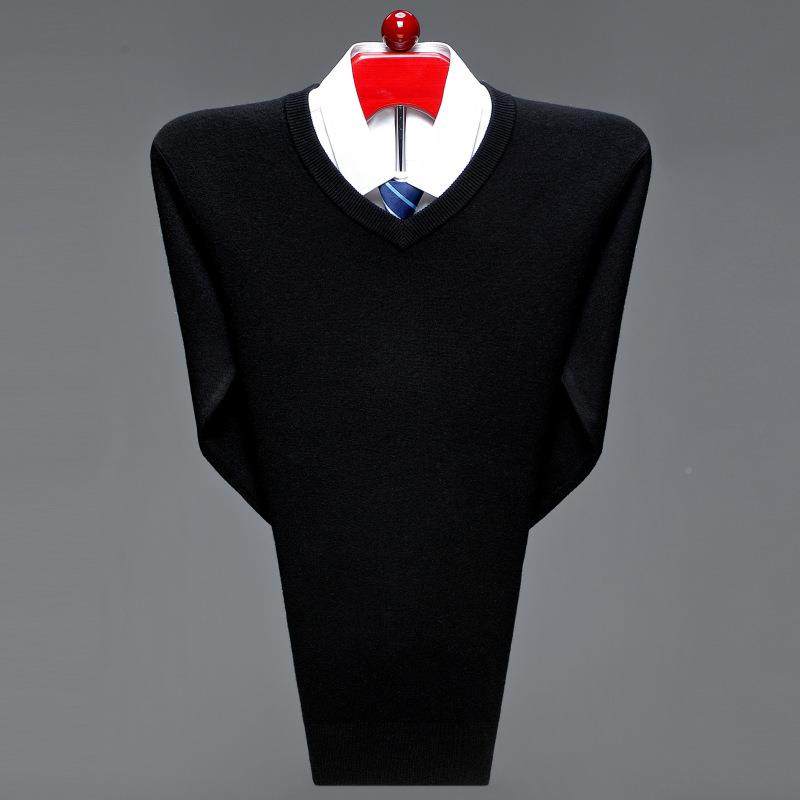 冬季青时中年男加士羊绒务衫商休闲尚领厚6-169-BN款套头针织羊毛,男装,羊绒套衫,淘宝优惠券,粉丝福利购,淘宝优惠卷