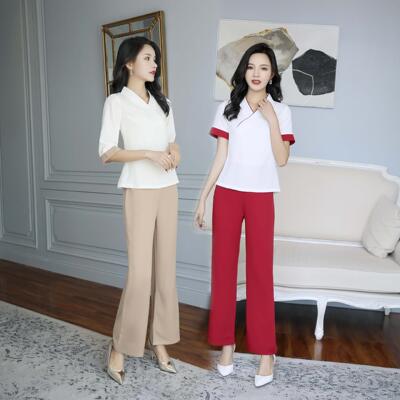 美按容院工作服技师服装足疗足浴美摩AL605065女装套容师工衣