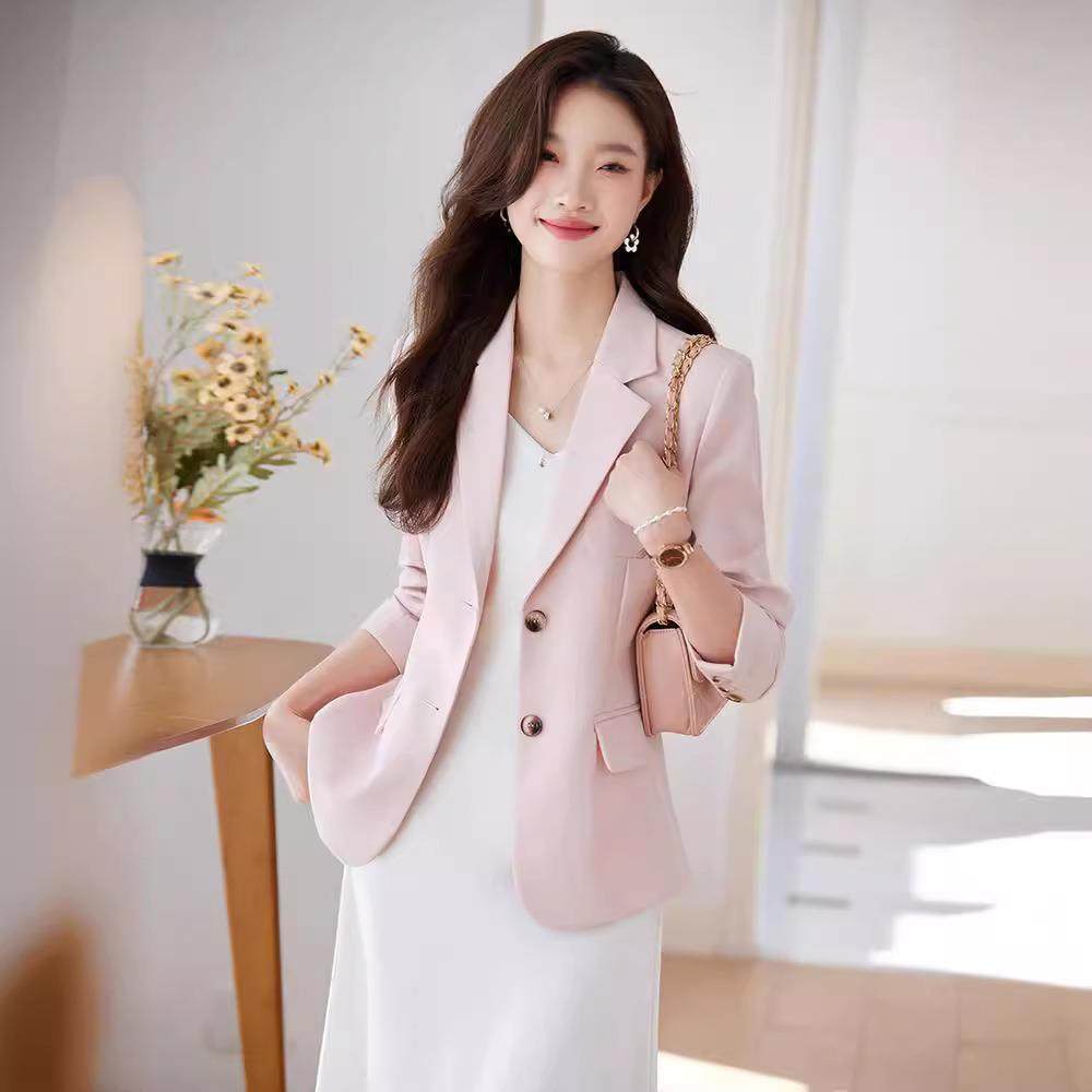 色西装外粉套女服AL768502春秋新款春装时尚西休闲女士气质感春季,女装/女士精品,西装,淘宝优惠券,粉丝福利购,淘宝优惠卷