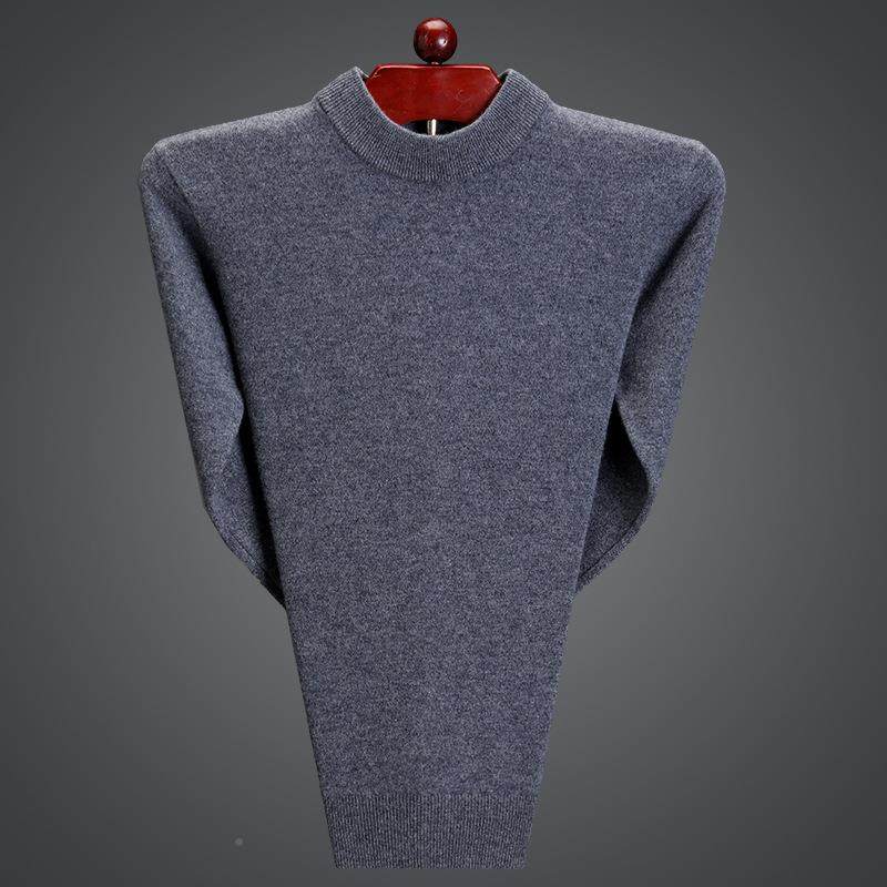 冬1611-V季爸新中青年男士绒衫圆领爸装羊毛纯色款打底针羊织衫毛,男装,羊绒套衫,淘宝优惠券,粉丝福利购,淘宝优惠卷