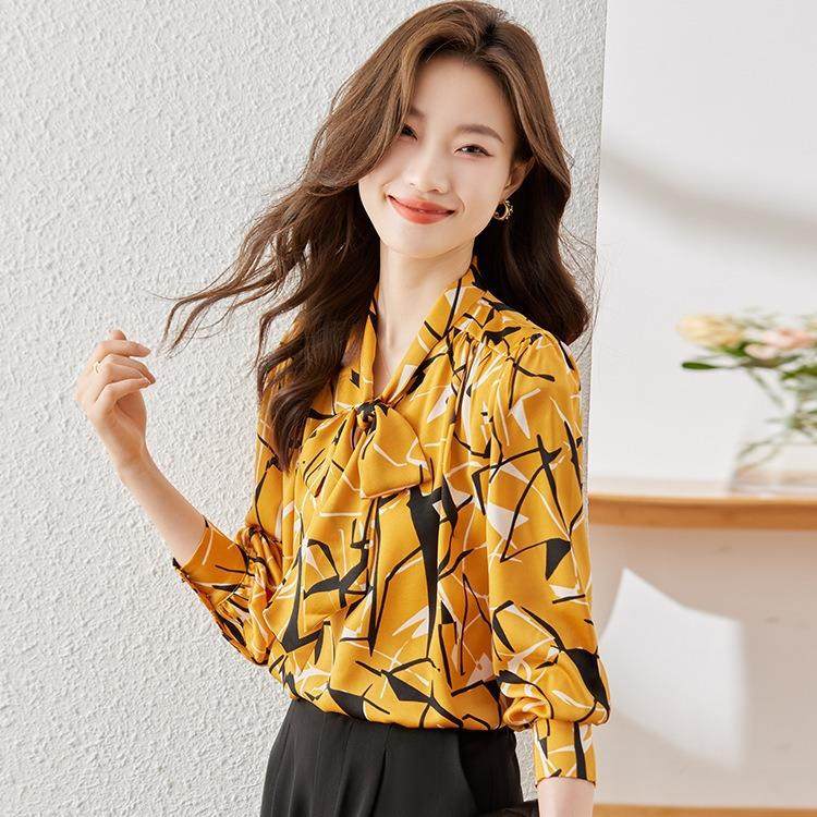 实拍年春上秋季新韩版时尚百搭蝴AL748571结系带长袖蝶印花衬衫款,女装/女士精品,蕾丝衫/雪纺衫,淘宝优惠券,粉丝福利购,淘宝优惠卷