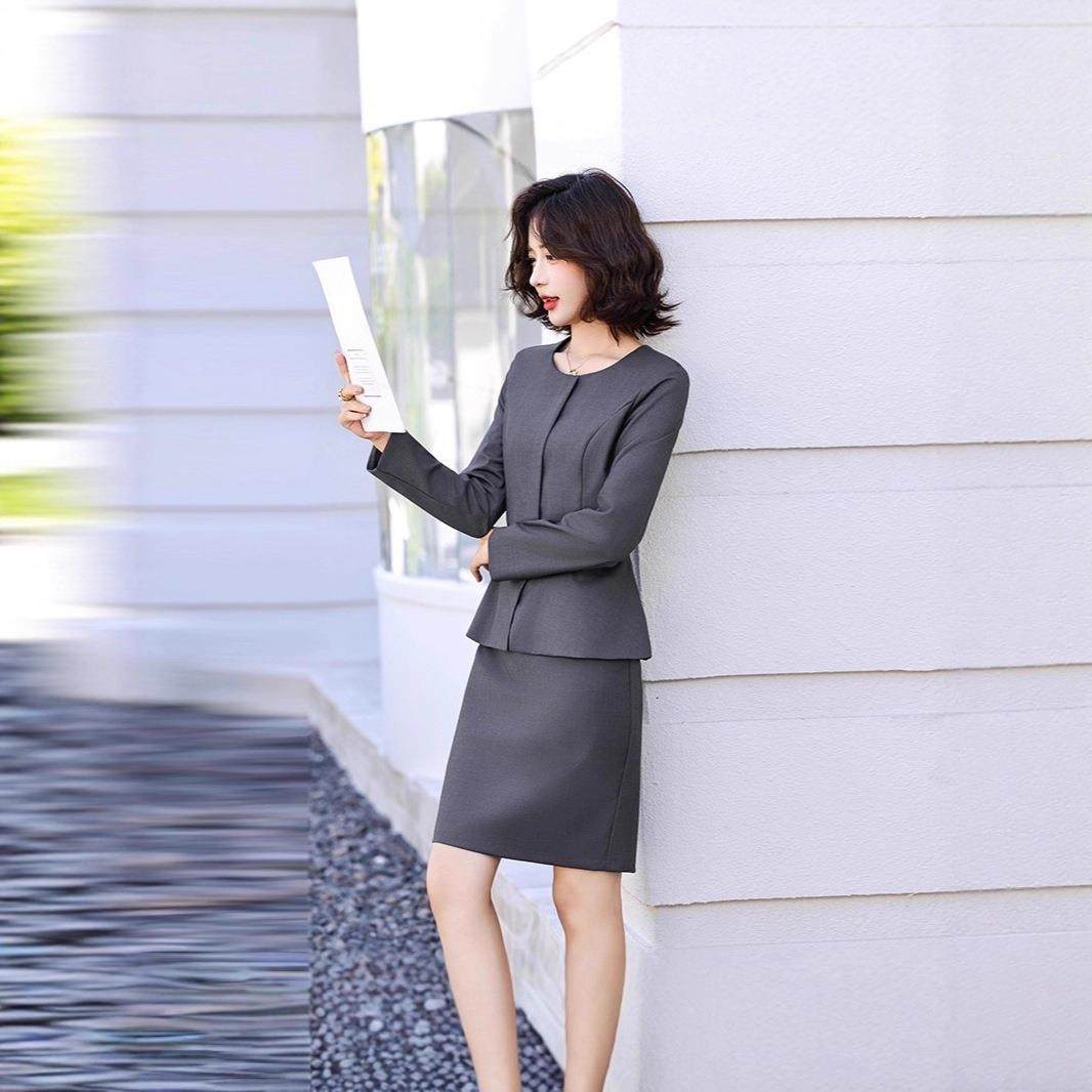 高端连衣裙女秋季新款案场客服正前装美职容院AMZ-3055台业工作服,女装/女士精品,连衣裙,淘宝优惠券,粉丝福利购,淘宝优惠卷