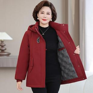 正品高短年款鹅绒109-8915羽绒服女中档老妈装冬装加厚保暖奶奶妈