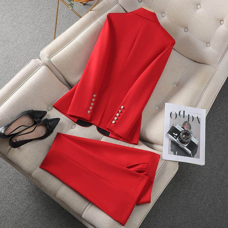 红西装气质装套连衣ALGJZ160裙两件套婆婆礼服高小西套外装级职业,女装/女士精品,职业女裤套装,淘宝优惠券,粉丝福利购,淘宝优惠卷