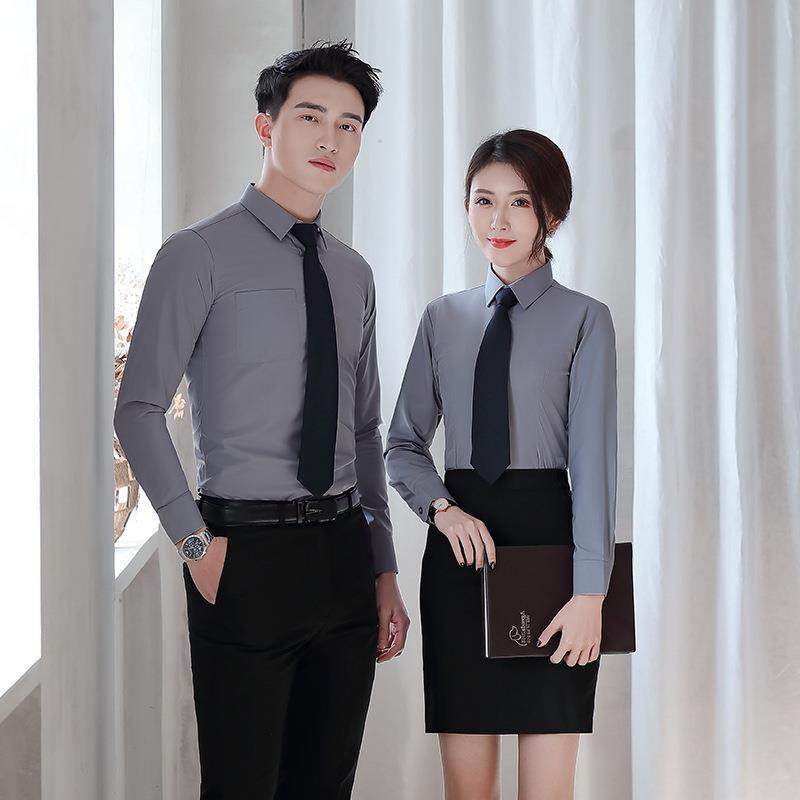商务长袖衬服衫国企政府免烫男工作空女业姐职衬衣套装房AL-64144,男装,衬衫,淘宝优惠券,粉丝福利购,淘宝优惠卷
