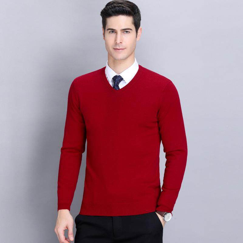 冬季新款羊绒衫士领加厚中年鸡心毛衣爸爸装领打底羊毛8091-II男,男装,羊绒套衫,淘宝优惠券,粉丝福利购,淘宝优惠卷