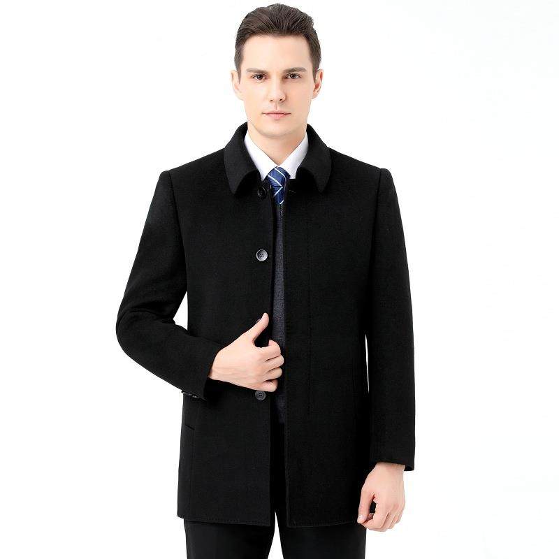 冬季外双面尼羊毛呢绒子大衣中长款8925-KL翻领羽绒内中年男士羊,男装,毛呢大衣,淘宝优惠券,粉丝福利购,淘宝优惠卷