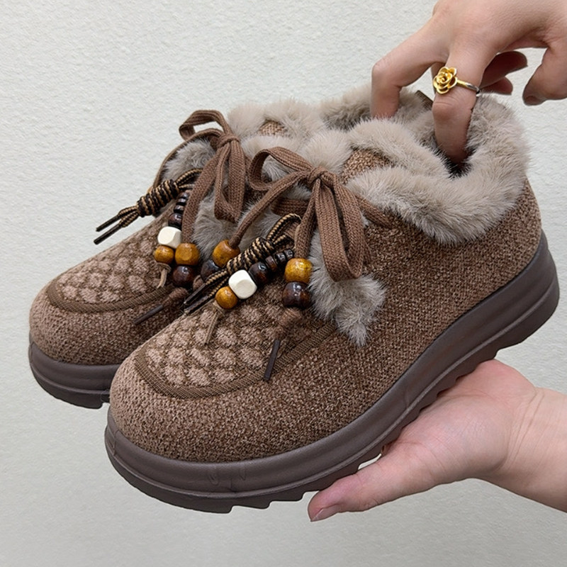 老北京棉鞋女冬季新款加绒加厚雪地靴时尚休闲鞋保暖防滑妈妈棉靴,女鞋,棉鞋,淘宝优惠券,粉丝福利购,淘宝优惠卷