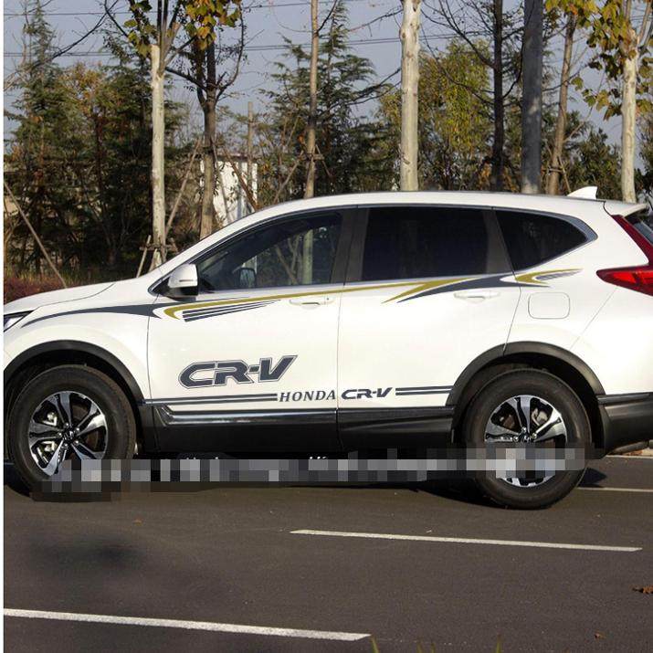 适用于CRV汽车拉花车贴改装车门车身贴腰线贴纸个性彩条装饰划痕,汽车用品/电子/清洗/改装,汽车装饰贴/反光贴,淘宝优惠券,粉丝福利购,淘宝优惠卷