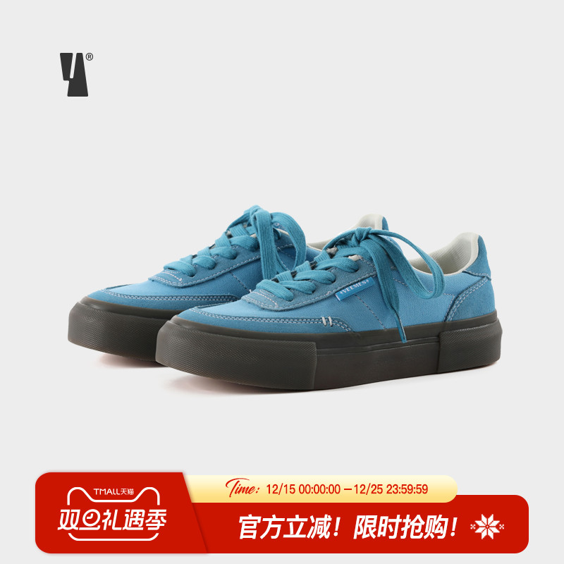 VEEMES经典款透气耐磨复古帆布鞋