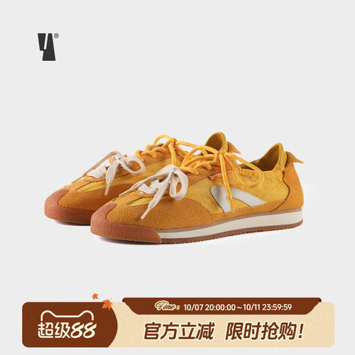 VEEMES复古黄色德训鞋情侣款