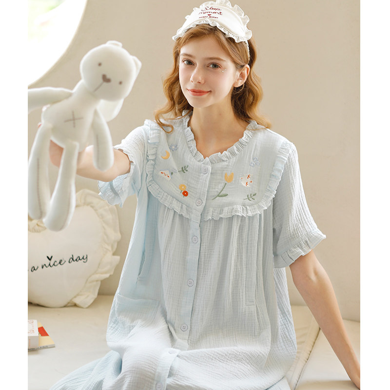 家时光哺乳睡衣夏季薄款纯棉产后孕妇睡裙哺乳裙连衣裙产房待产裙,孕妇装/孕产妇用品/营养,家居裙,淘宝优惠券,粉丝福利购,淘宝优惠卷