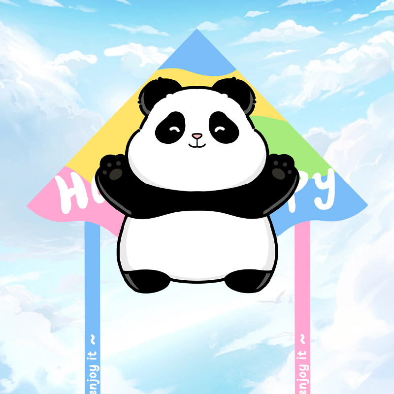 空中动态漫步熊猫新款风筝