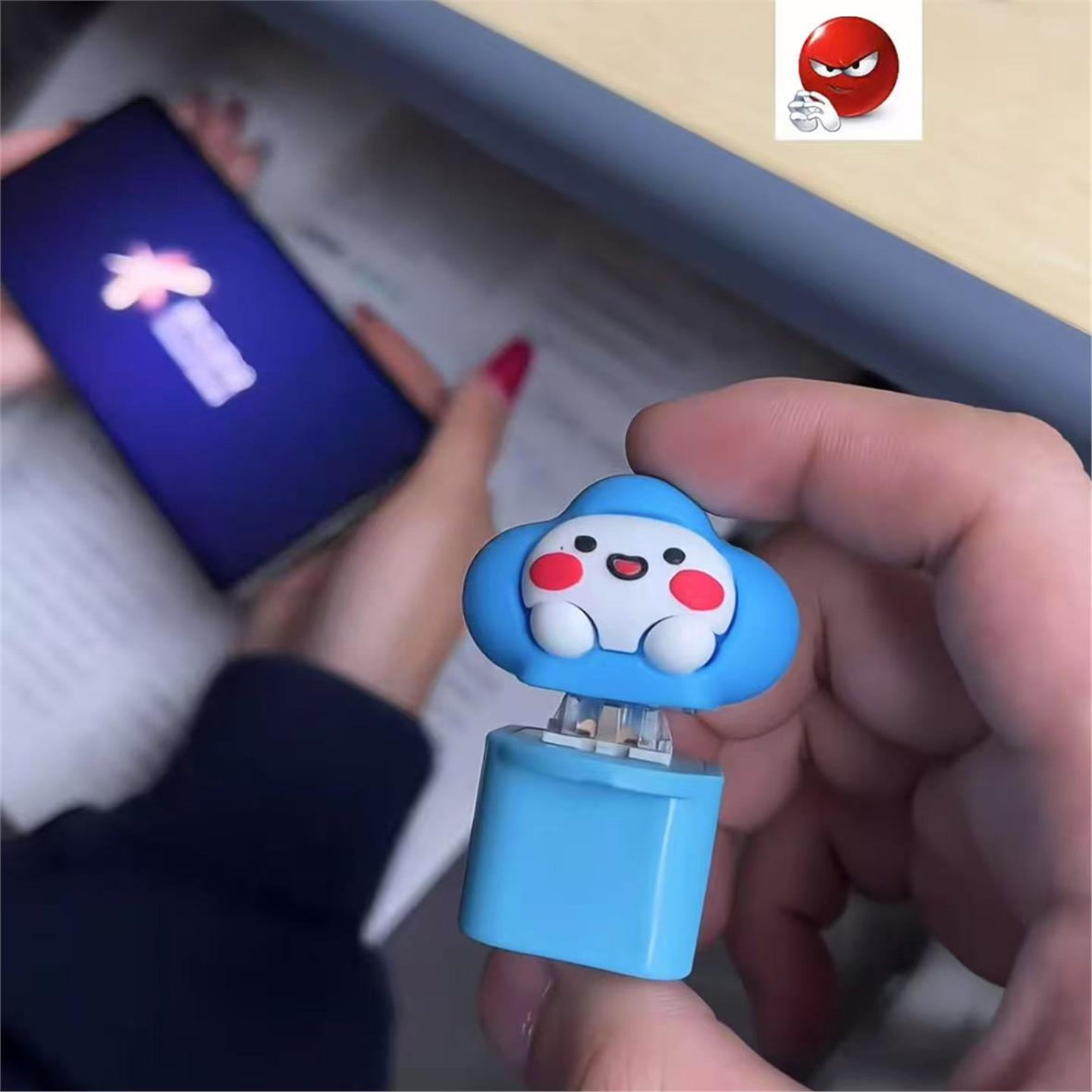 timi按压发声挂件按键玩具整蛊搞怪语音小挂饰创意解压趣味钥匙扣